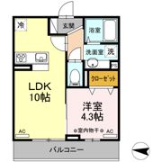 D-ROOM木町通の間取り画像