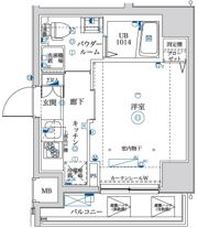 フェルクルールプレスト青戸の間取り画像