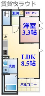 REGALEST浜野の間取り画像