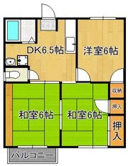 パレス星和町の間取り画像