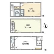 北砂戸建の間取り画像