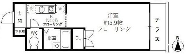 ファインクレスト富士見ヶ丘の間取り画像