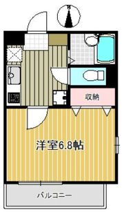 カレッジハウス15の間取り画像