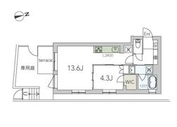 OAK SQUARE豪徳寺の間取り画像