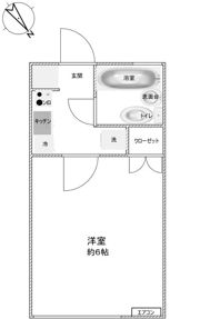 ジュネス上大岡の間取り画像
