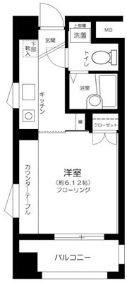 バージュアル武蔵小杉の間取り画像