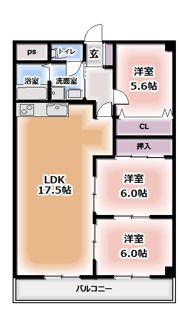 GREEN PARK SIDEの間取り画像