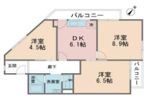 カルチェ六甲台の間取り画像
