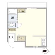 石町ハイツの間取り画像