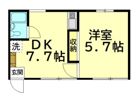 水澤蓮根コーポの間取り画像