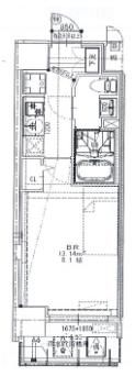 S-RESIDENCE錦糸町パークサイドの間取り画像