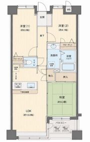 ドメス山下町ベイタワーの間取り画像