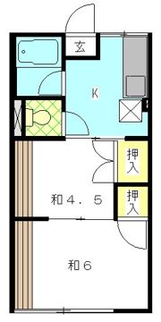 レイクの間取り画像