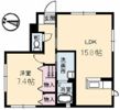シャルムウエバラ A棟の間取り画像