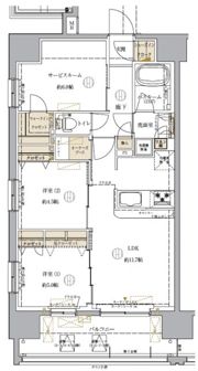 ブリシア横浜石川町の間取り画像