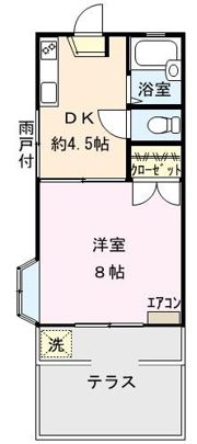 サンハイム領家の間取り画像