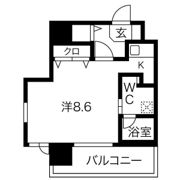 ジュネーゼ京町堀パークサイドの間取り画像