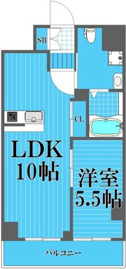 JMFレジデンス新横浜の間取り画像