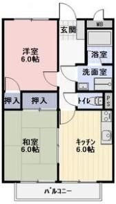 ハイランドⅠの間取り画像