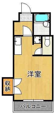 京町スカイマンション 506号室の間取り画像