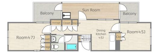 マノワール小滝園の間取り画像