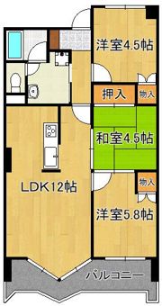 パラシオ高塔の間取り画像