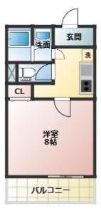 クレイノセイ柴島の間取り画像