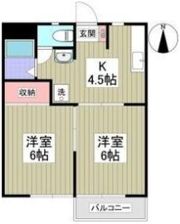 かしまハイツAの間取り画像
