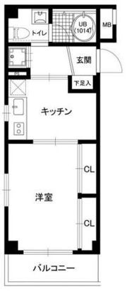 ノベル駒込の間取り画像