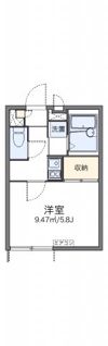 レオパレスモンターニュ日向の間取り画像