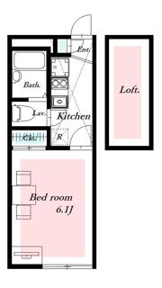 レオパレスグランプラスの間取り画像