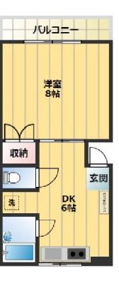 コスモハイツの間取り画像