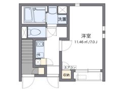 クレイノアクアパレスの間取り画像