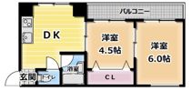 田畑マンションの間取り画像