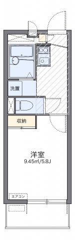 レオパレスホワイトヒルズⅡの間取り画像