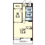 mon reve京町の間取り画像