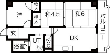 第1パールマンションの間取り画像