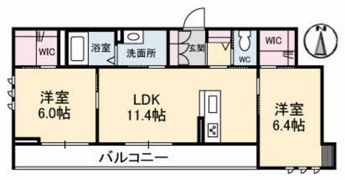 Laulea白石の間取り画像