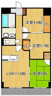 KSCビルの間取り画像