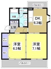 サンテラス21の間取り画像