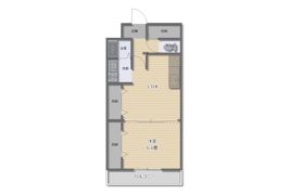 オークマンション柏の森の間取り画像