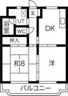 マンションカズの間取り画像