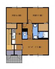 サンビレッジ府中 Bの間取り画像