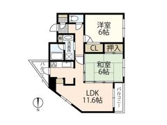 白島中町パークホームズの間取り画像