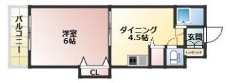 コージーコートYODOIの間取り画像
