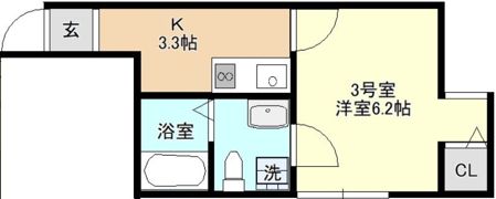 エスタシオン横浜の間取り画像