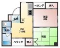 サンハイツ柳沢の間取り画像