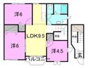 ヴィラ軽井沢Cの間取り画像