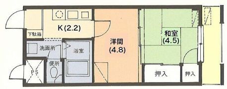 アルシェ浜松の間取り画像