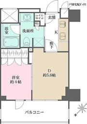 ザ・パークワンズ三軒茶屋の間取り画像